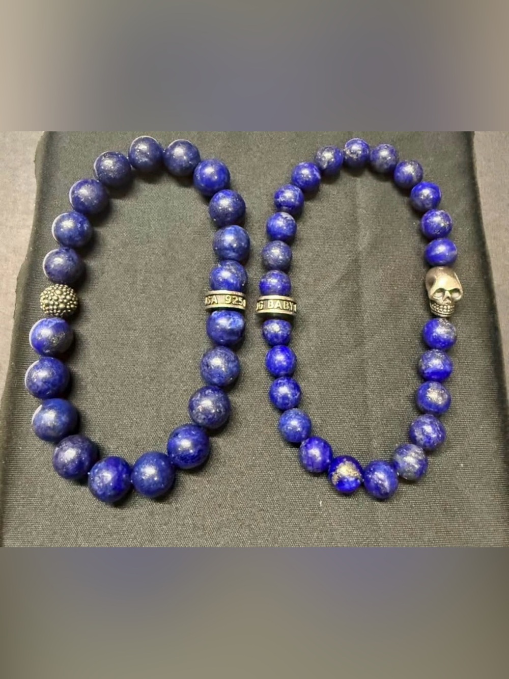 King Baby Studio Lapis Lazuli 925 Bracelet Set — $300
